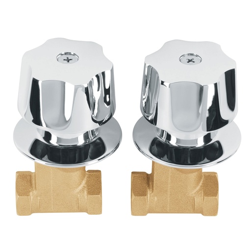 [HC63794] FOSET LLAVES EMPOTRAR E-052 ROSCABLES MANERAL METALICO 2PZA