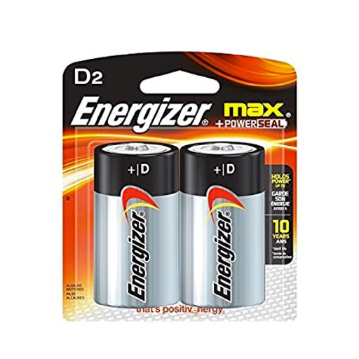 [HC88935] ENERGIZER PILA E95BP-2 "D" 2PZ