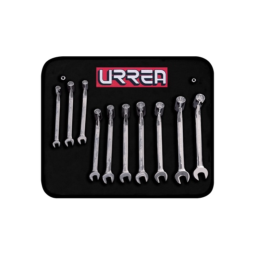 [HC64141] URREA JGO DE 10 LLAVES FLEXIBLES MET 1270HMF