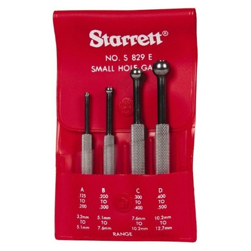 [HC65858] STARRETT CALIBRADOR D/ORIFICIOPEQUEÑO JG 4PZ S829EZ