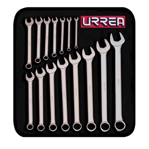 [HC64106] URREA JGO 15 LLAV COMB SATIN MET 12P 1200FMA