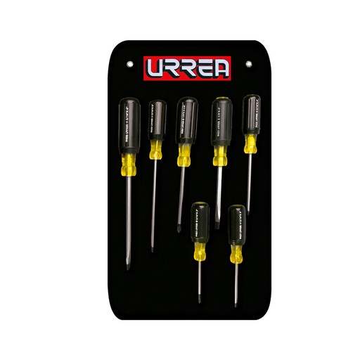 [HC64125] URREA DESARMADORES COMB 7PZ   MGO CUSHION GRIP