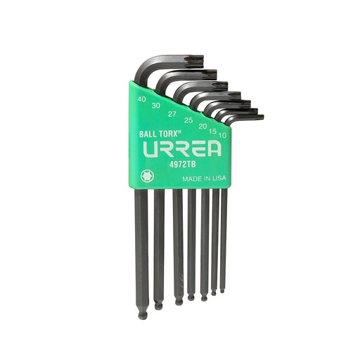 [HC64126] URREA JGO 7PZ TORX BOLA T10-T40 4972TB