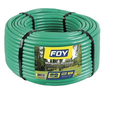 [HC64238] FOY MANGUERA LISA 2CAP100M1/2 PLAS M12L100