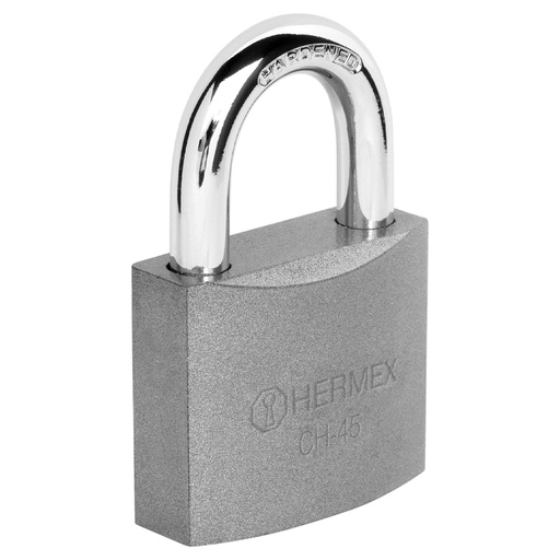 [HC66478] HERMEX CANDADO CH-45 45MM HIERRO GACHO CORTO EN CAJA