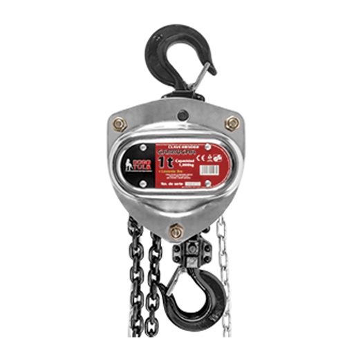 [HC62638] DOGOTULS GARRUCHA CROMADA     D/CADENA 1TON 3MT HB5002