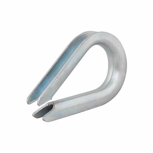 [HC62692] GUARDACABO P/CABLE ACERO      1/4" GALVANIZADO