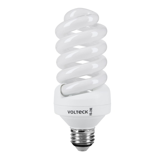 [HC63706] VOLTECH LAMPARA FS-24E 24W VOLTECH AHORRADORA ESPIRAL BASE E
