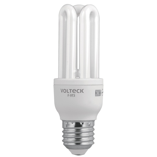 [HC62747] VOLTECH LAMPARA F-9T3 9W VOLTECH TRIPLE DIAMETRO T3 LUZ BLAN