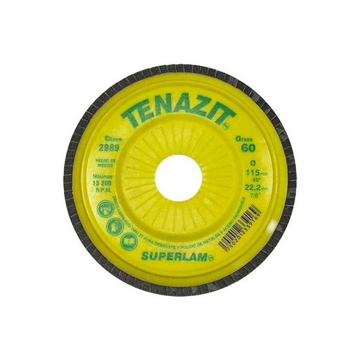 [HC66823] TENAZIT DISCO LAM SUPERLAM 4-1/2X7/8"G60 2989