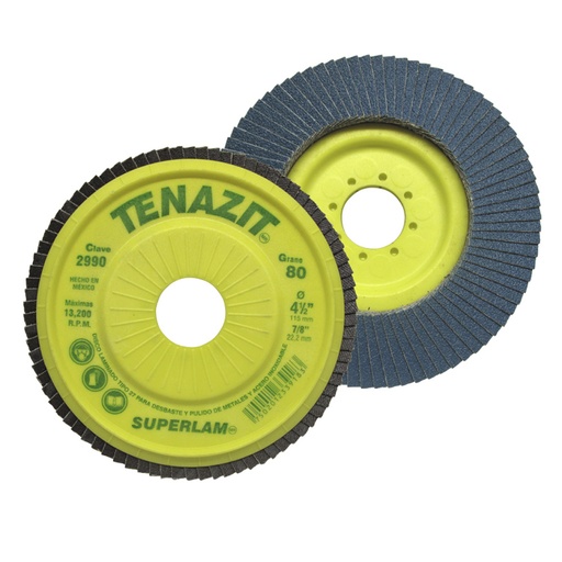 [HC66824] TENAZIT DISCO LAM SUPERLAM 4-1/2X7/8"G80 2990