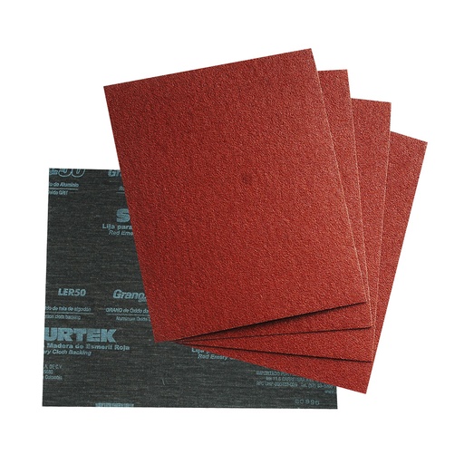[HC64381] SURTEK LIJA DE ESMERIL ROJA 50 LER50