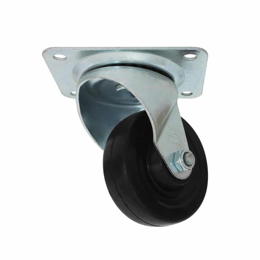 [HC62718] RODAJA GIRATORIA DE HULE 3"