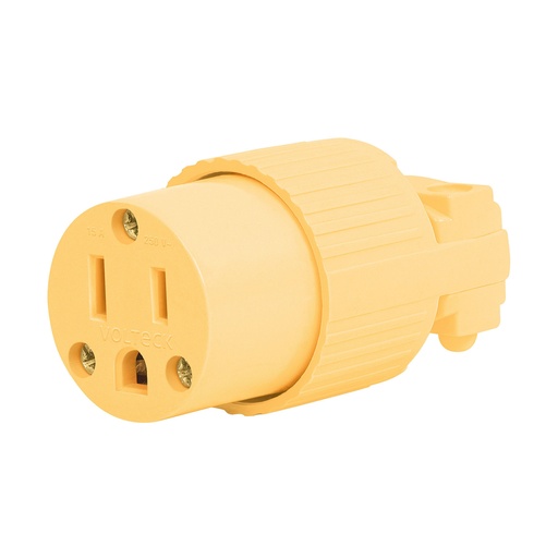 [HC63684] VOLTECH CONTACTO COP-A VOLTECH PLASTICO 2 POLOS C/TIERRA