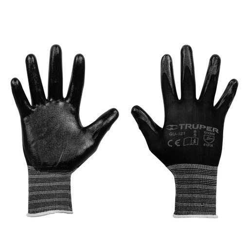 [HC62782] TRUPER GUANTE NYLON GUX-NIT-C CH RECUB DE NITRILO PUNO T