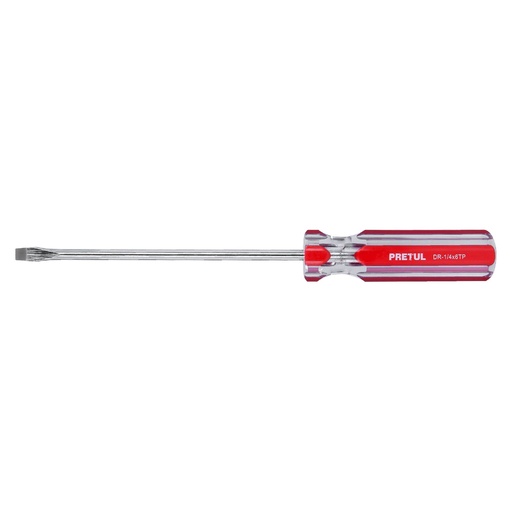 [HC63642] PRETUL DESARMADOR PLANO DR-1/4X6TP MGO PVC
