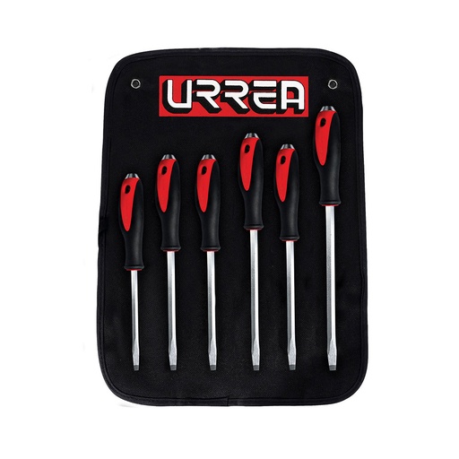 [HC61981] URREA DESARMADOR GOLPE PTA PLANA 6PZ 9100GA