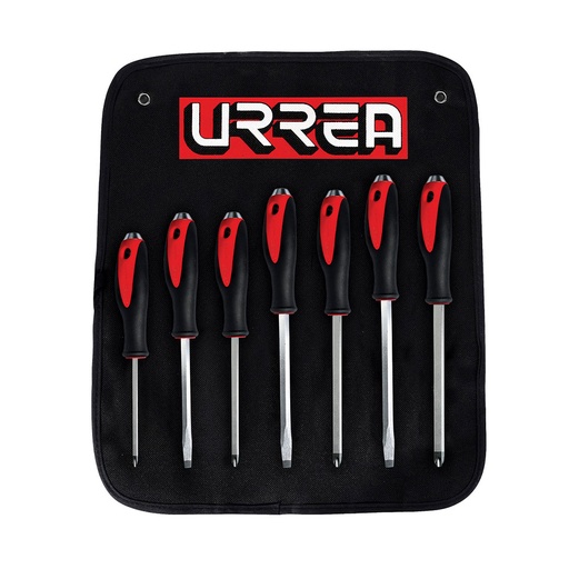 [HC61983] URREA DESARMADOR GOLPE COMB   JGO 7PZ MGO BIMAT