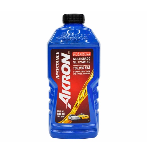 [HC61584] AKRON ACEITE RESISTAN SAE 25W-50 946ML