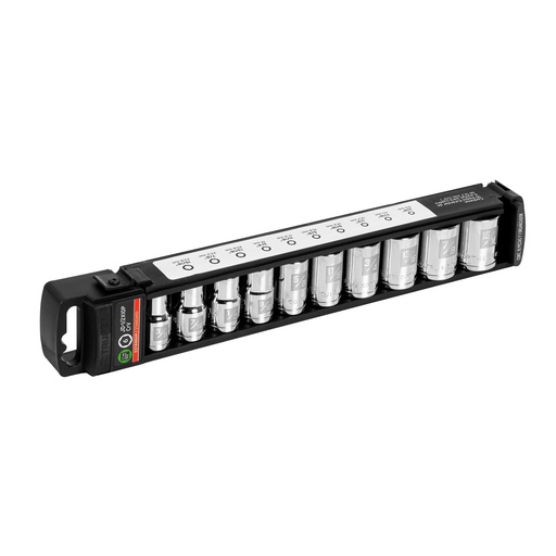 [HC63784] TRUPER JGO DE DADOS STD       1/2" 10PZ JD-1/2X10P
