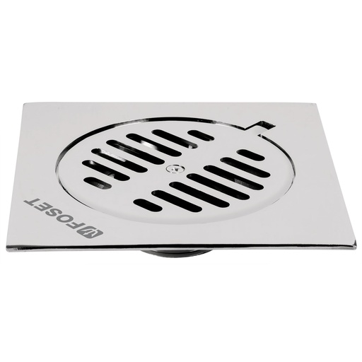 [HC61495] FOSET RESUMIDERO RS-606 6X6" CUADRADO LATON