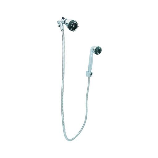 [HC62264] DICA REGADERA TELEFONO CROMO  C/DESVIADOR 3007C