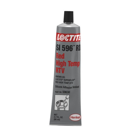 [HC64673] LOCTITE SILICON SUPERFLEX ROJOALTA TEMP 80ML SI 596 RTV