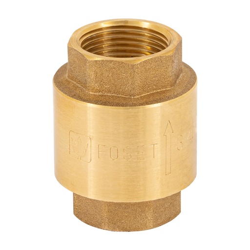 [HC62424] FOSET VALVULA VARE-3/4 3/4" RETENCION D/RESORTE LATON