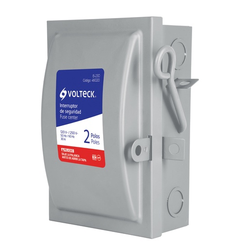 [HC61425] VOLTECH INTERRUPTOR IS-230 30A VOLTECH SEGURIDAD 2 POLOS