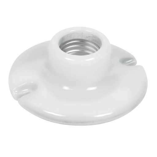 [HC61486] VOLTECH PORTALAMPARA POPO-15 VOLTECH D/PORCELANA CIRCULAR 3