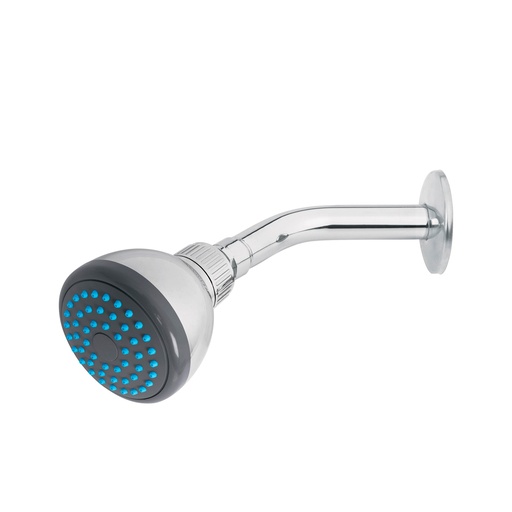 [HC61490] FOSET REGADERA R-507 3" C/BRAZO Y CHAPETON ACERO INOX