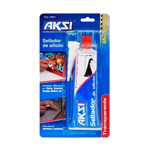[HC88373] AKSI SILICON 105211  85G USO GRAL TRANSP