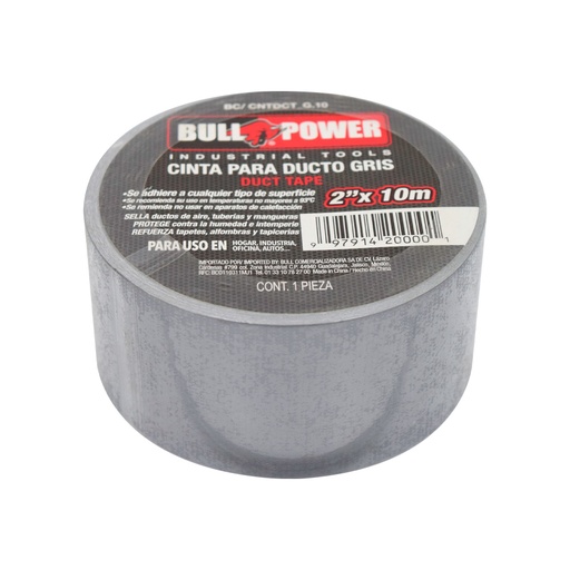 [HC91235] BULL POWER CINTA P/DUCTO 2"X10MT
