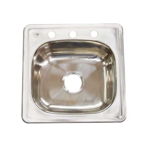 [ANBT19196] ANBEC TARJA 1PILA 48X48CM     X6" INOX T19196