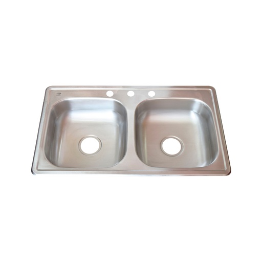 [ANBTIN33196M] ANBEC TARJA 2PILAS            82X48CMX6" INOX C/HERRAJE TIN3