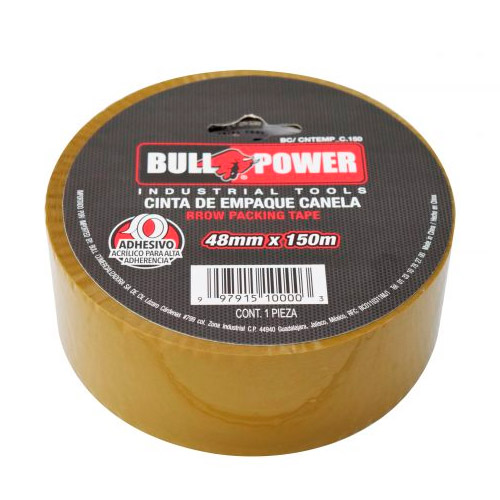 [HC91232] BULL POWER CINTA EMPAQUE      CANELA 2"X150M