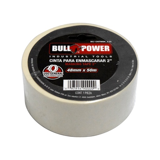 [HC91242] BULL POWER MASKING TAPE 2"X50MT