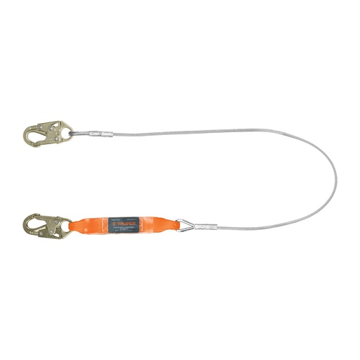 [HC68792] TRUPER LINEA DE VIDA C/ABSOR. D/IMPACTO C/CABLE ACERO CAB-