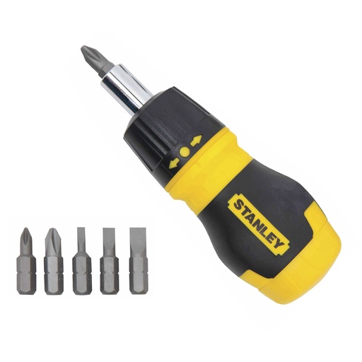 [HC95792] STANLEY DESARMADOR 66-358 TROMPO MATRACA 6PTAS