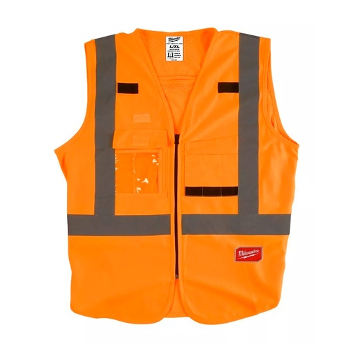 [HC26023] MILWAUKEE CHALECO DE SEGURIDADNARANJA ULTRA REFLEJANTE G/XG