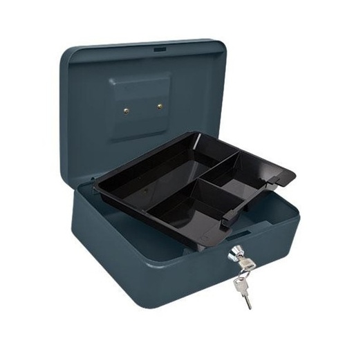 [HC13302] HERMEX CAJA P/DINERO CADI-25 25CMCHAROLA C/SEPARADORES