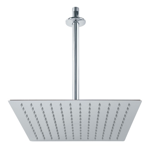 [HC95472] FOSET REGADERA R-312 12" A INOX C/BRAZO CROMADO