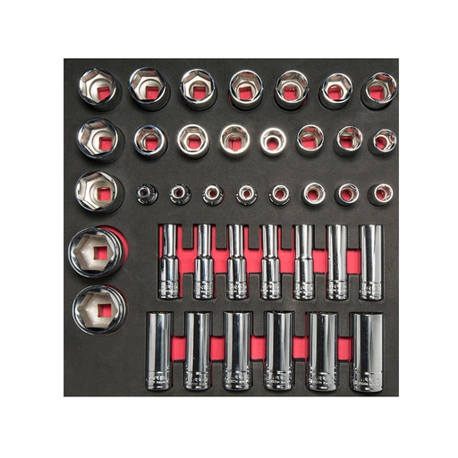 [HC97713] URREA DADO CH207 39PZ  1/2 METRICOS-CORTOS-LARGOS