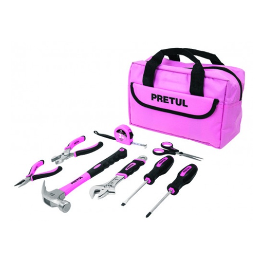 [HC97716] PRETUL JGO HERRAMIENTA        CASERA 8PZ P/DAMA