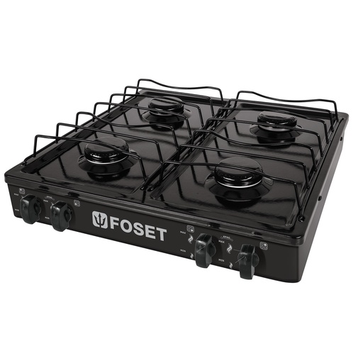 [HC14248] FOSET PARRILLA DE GAS PAGA-4N 4 QUEMADORES NEGRO
