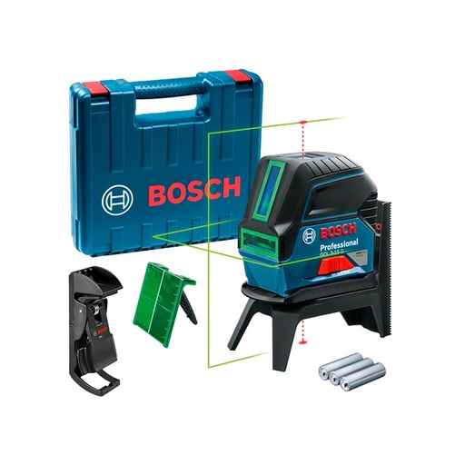 [HC102377] BOSCH NIVEL LASER 15MT GCL 2-15 G LINEAS CRUZADAS VERDE