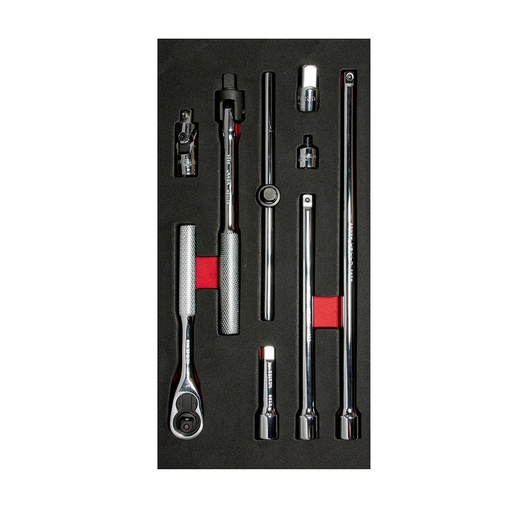 [HC97856] URREA JGO ACCESORIOS 9PZ  E-1/4"