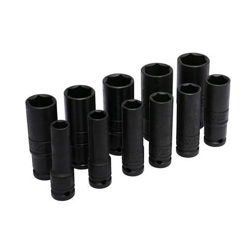 [HC15126] URREA DADO IMPACTO 73112D 1/2" LARGO 6 PTS 11PZ PARED DELGAD