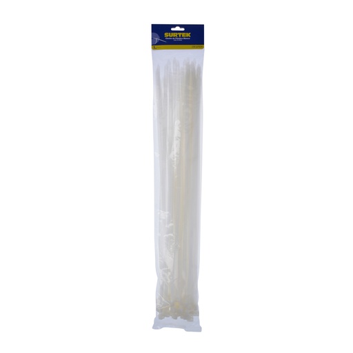 [HC98923] SURTEK CINCHO-COLLARIN 50PZ   NATURAL 7.6X400MM 114225