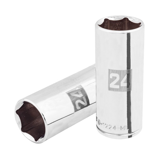 [HC26061] TRUPER DADO LARGO 24MM 6PTAS  CUADRO 1/2"